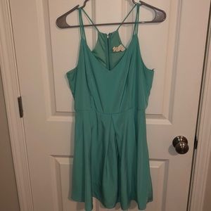 Mint green dress